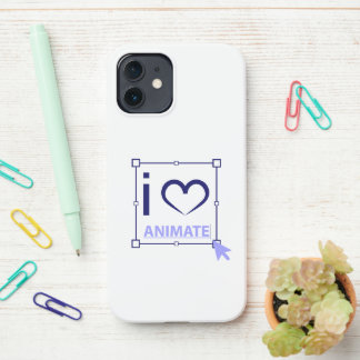 Coque iPhone 12 I Love Animate