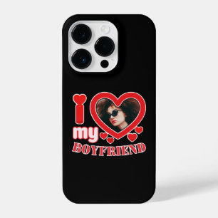 Coque Pour iPhone 14 Plus I Love My Boyfriend Personnalisé