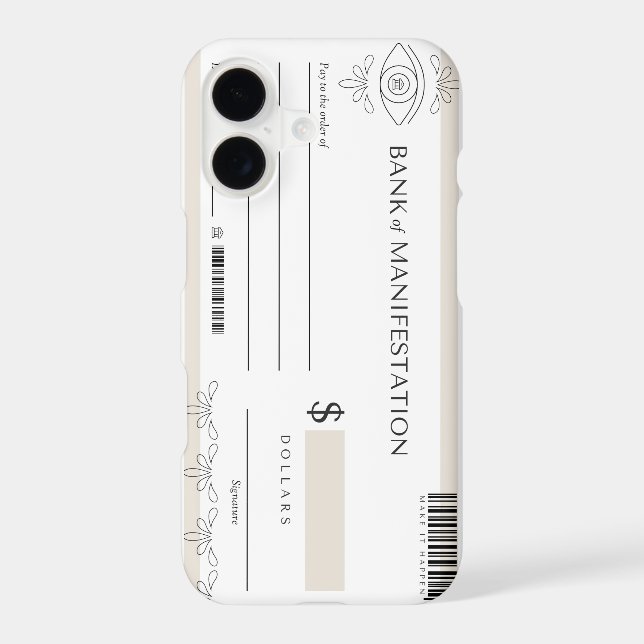 Coque iPhone I Phone Case "Vérification de la preuve" (Verso)