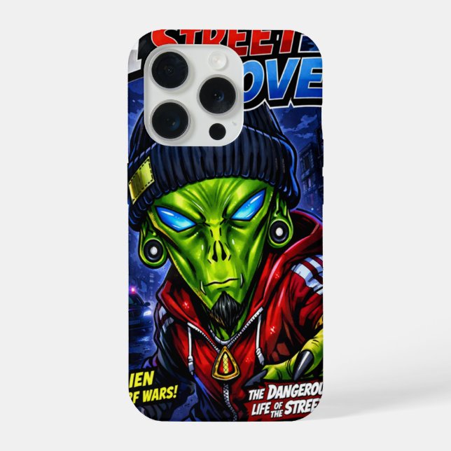 Coque iPhone I Street Love – Urban Alien Comic Cover Art (Verso)