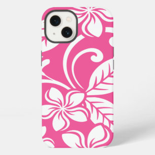 ETUI iPhone 13 ÎLE PLUMERIA (ROSE MELON)