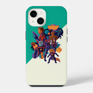 Coque Pour iPhone 14 Illustration de l'équipe des Gardiens de la Galaxi