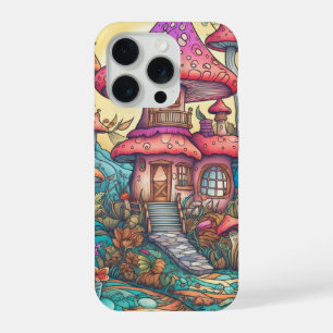 Illustration d'une cabane de champignons créative