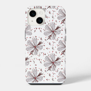 Coque Pour iPhone 14 Illustration Florale Simple pour iPhone 14 Résista