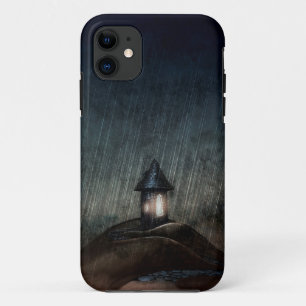 Coque iphone illustré. Chauffez quand il pleut