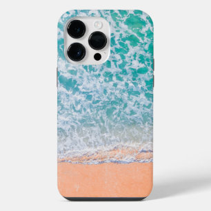 Coque Pour Pour iPhone 14 Pro Max Image de drone d'une plage