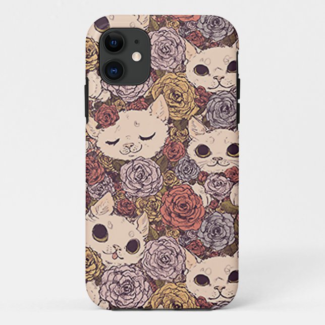 Coque iphone impertinent de Kitty (Dos)