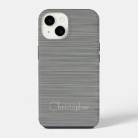 Impression en acier inoxydable argent platine