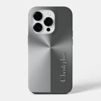 Impression en acier inoxydable argent titane