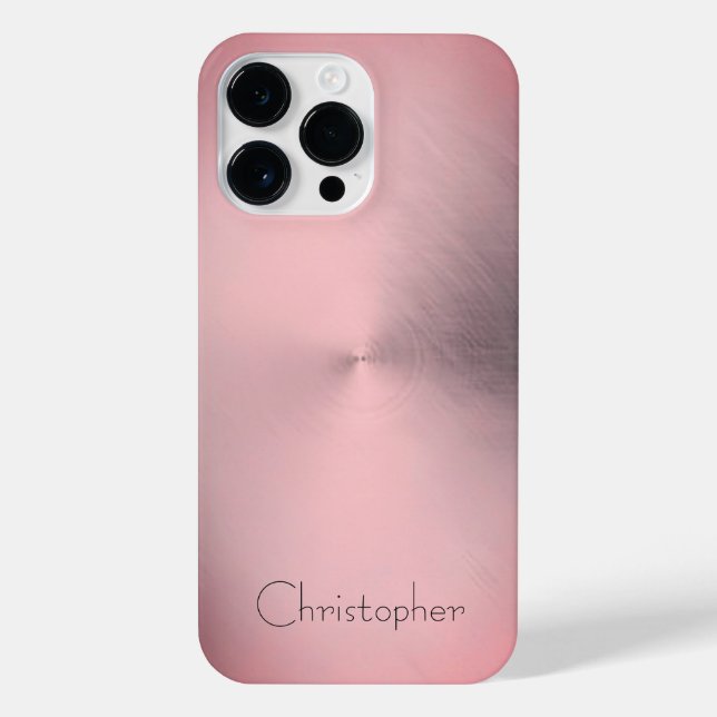 Coque iPhone Impression en acier inoxydable en bronze de titane (Verso)