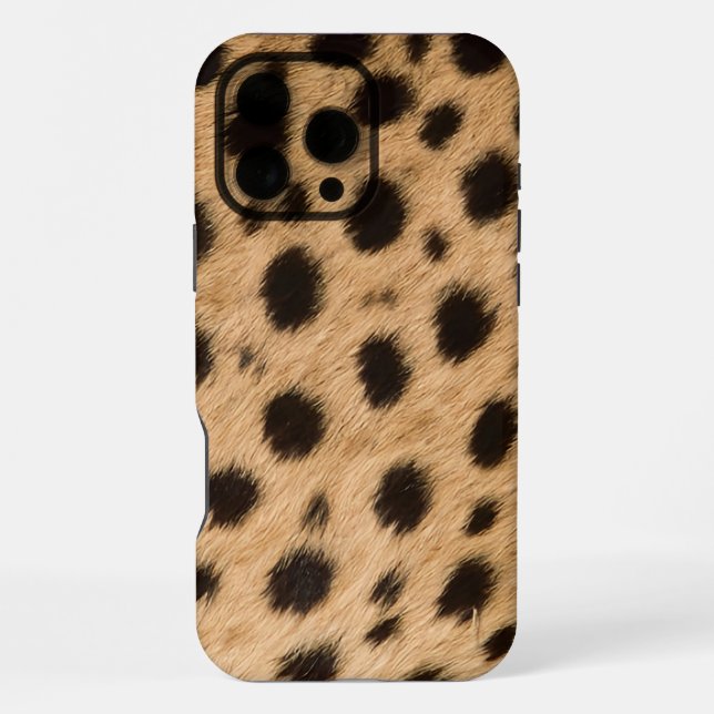 Coque iPhone Impression guépard (Verso)