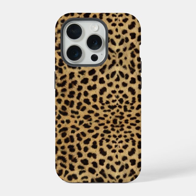Coque iPhone Impression guépard (Verso)
