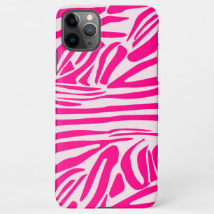 Coque iPhone 11Pro Max Impression zèbre rose