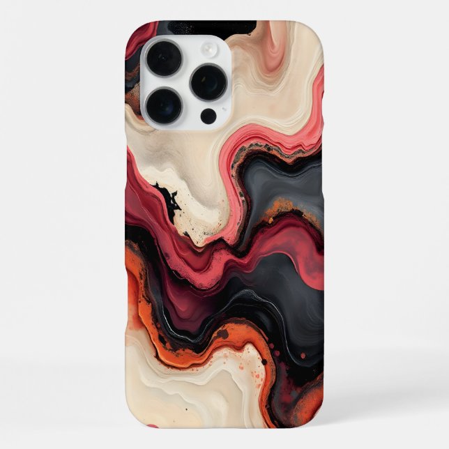 Coque iPhone Impressionnisme abstrait  (Verso)