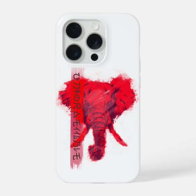 Coque iPhone Inferno Elephant  (Verso)