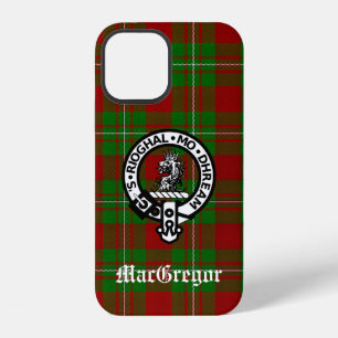 Coque iPhone 12 Insigne de clan MacGregor et tartan