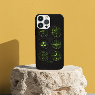 Coque Pour iPhone 14 Instruments de vol de nuit d'avion de pilote Aviat