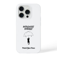 Introvert Energy – Editable Quote Cat iPhone Case