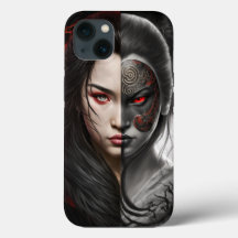 Coque iPhone/iPad Femme samouraï