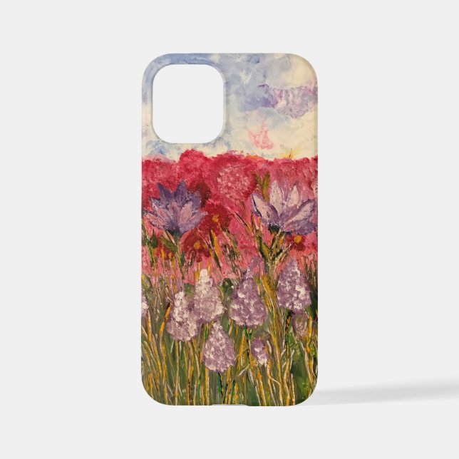 Coque iPhone iPhone 12 Mini Boîtier de téléphone de jardin fleu (Verso)