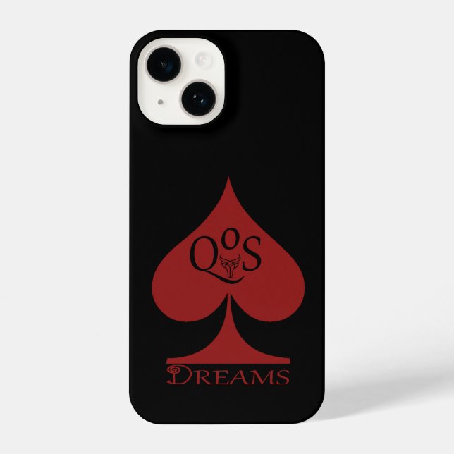 Coque iPhone iPhone 14 Phone Case Queen of Spades BBC Vixen QoS (Verso)