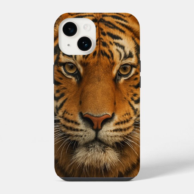 Coque iPhone iPhone 14 Tiger (Verso)