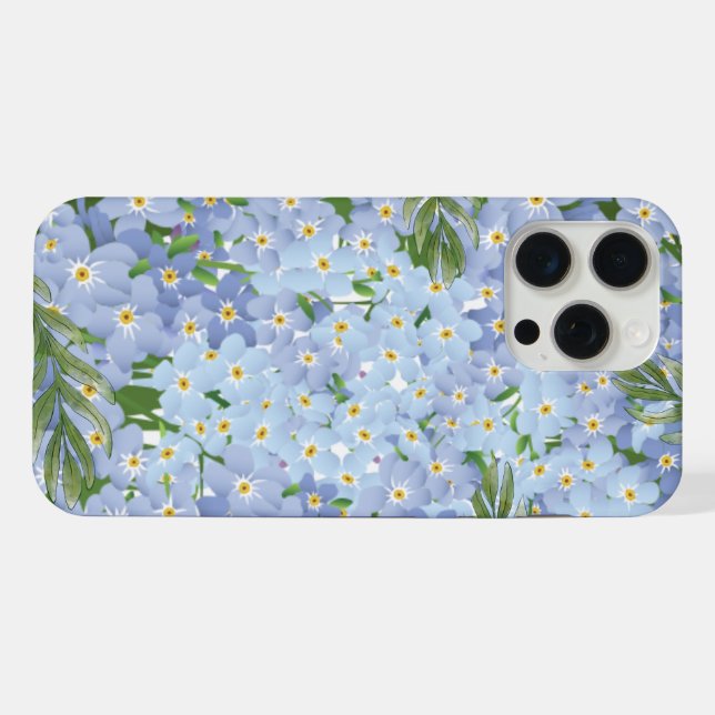 Coque iPhone Iphone 15 pro max floral Boîtier téléphonique (Verso Horizontal)