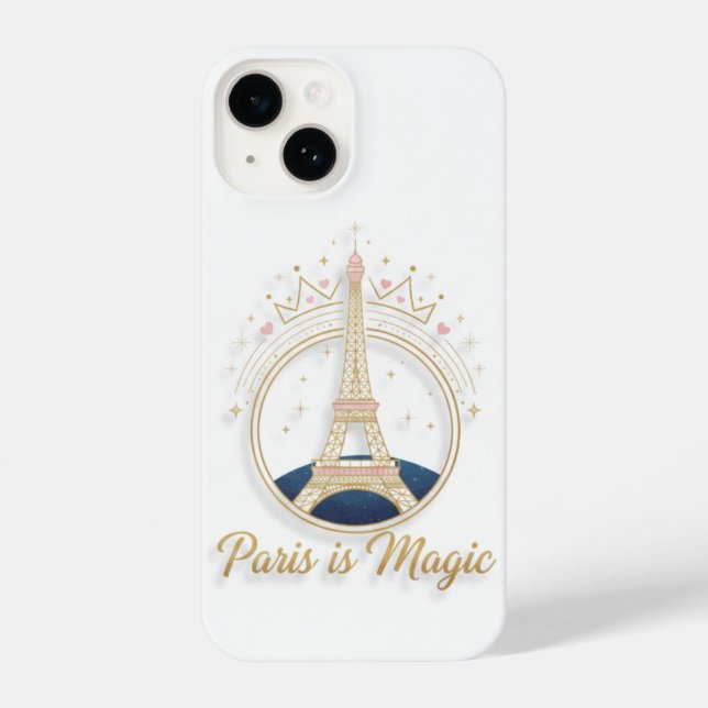 Coque iPhone iPhone Case - Paris Elegant Eiffel Tower (Verso)