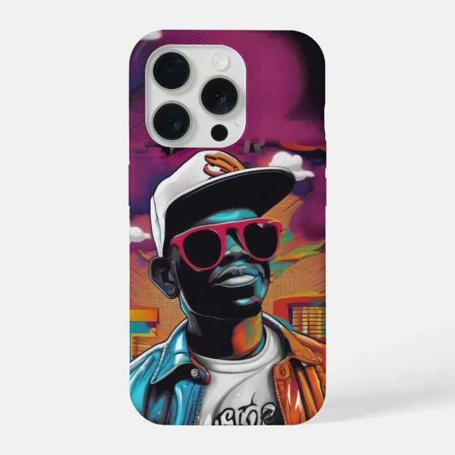 Coque iPhone Iphone Case - Street graffiti art RAP and Hip Hop (Verso)