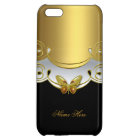 iPhone Gold Black White Butterfly 2