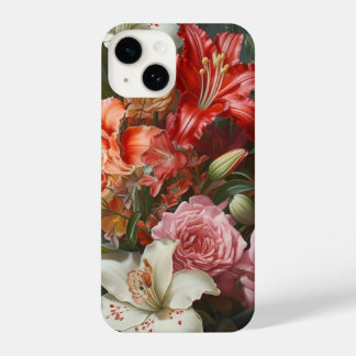 Coque Pour iPhone 14 iPhoneCase à fleurs vintage 14