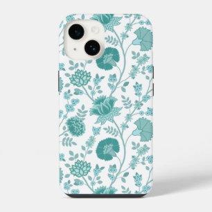 Coque Pour iPhone 14 Jacobean Floral Big Motif Tee sur blanc