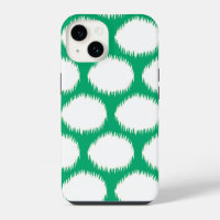Jade Asian Moods Ikat Dots
