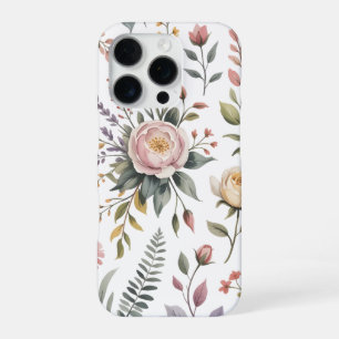 Coque iPhone 16 Pro Jardin de Roses Rouges