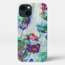Jardin des colibris Peinture abstraite