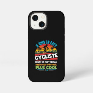 Etui iPhone 13 Mini Je Suis Un Papy Cycliste Bicyclette Grand Père 