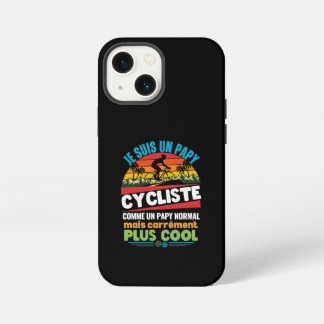 Etui iPhone 13 Mini Je Suis Un Papy Cycliste Bicyclette Grand Père 