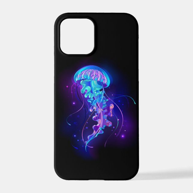 Coque iPhone Jellyfish éclatante couleur (Verso)