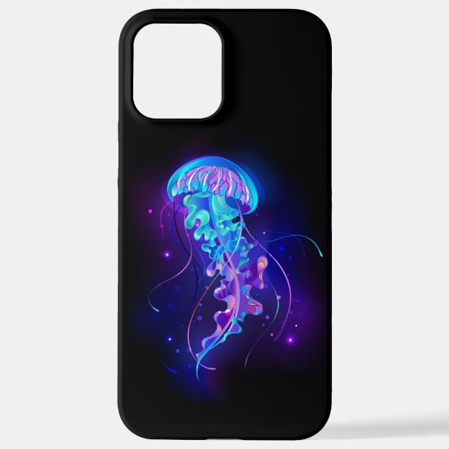 Coque iPhone Jellyfish éclatante couleur (Verso)
