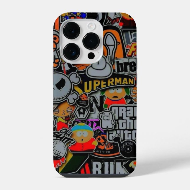 Coque iPhone Jeu de graffitis (Verso)