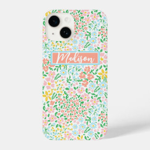 Coque Pour iPhone 14 Joli Motif coloré Pastel Garden Flower