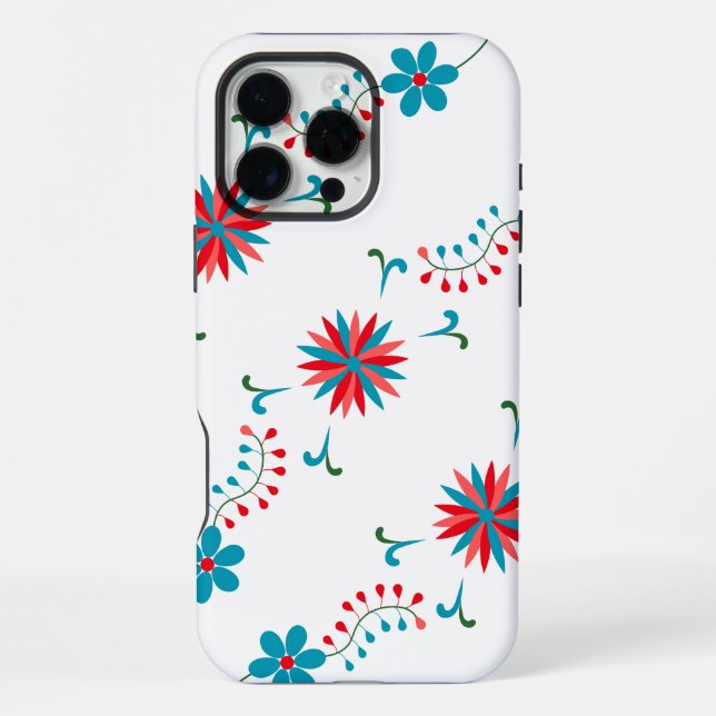 Coque iPhone Joli motif floral  (Verso)