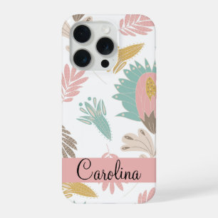 joli motif floral botanique personnalisé avec des 