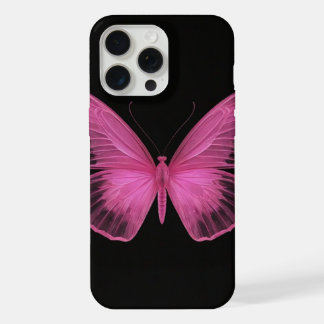 joli papillon rose iphone15 pro max coque