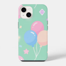 Joli vert pastel avec ballons