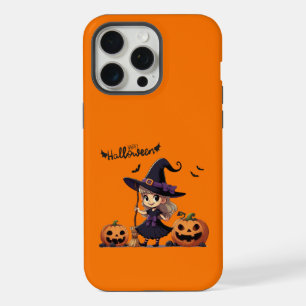 Jolie sorcière d'Halloween en style anime
