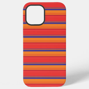 Coque iPhone 12 Pro Max Jolies rayures colorées d'été
