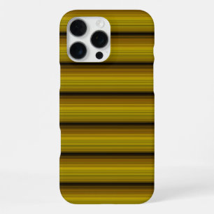 Coque iPhone 16 Pro Max Jolies rayures noires dorées