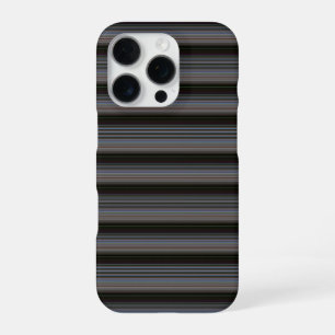 Coque iPhone 16 Pro Jolies rayures rétro modernes