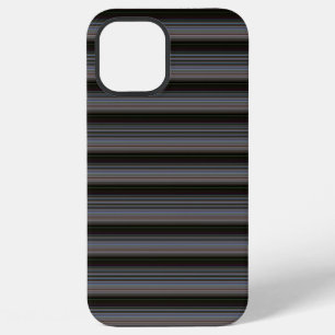 Coque iPhone 12 Pro Max Jolies rayures rétro modernes